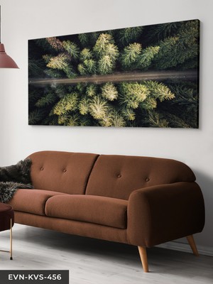 Evine Moda Orman Yolu Tek Parça Kanvas - Canvas Tablo