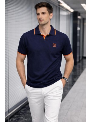 Hermes Erkek Yakalı T-Shirt