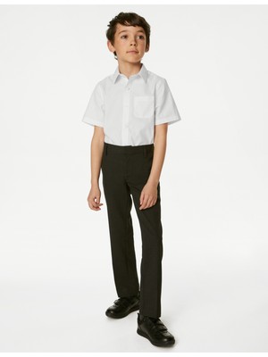 Marks & Spencer 2’li Paket Erkek Çocuk Non‑ıron Okul Gömleği (2–18 Yaş)