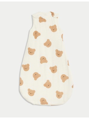 Marks & Spencer Saf Pamuk Spencer Bear™ 2.5 Tog Uyku Tulumu