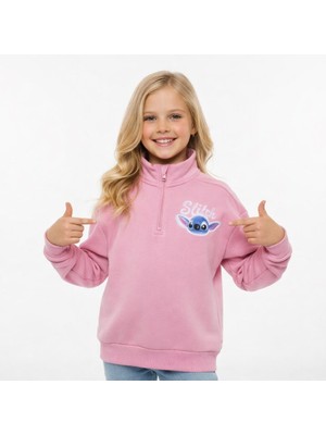 Seabubbles Stitch Kız Çocuk Sweatshirt