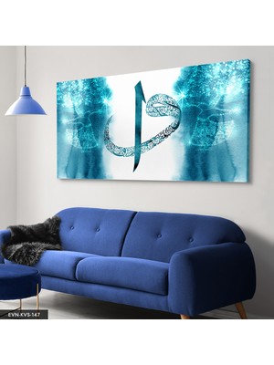 Evine Moda Elif Vav Tek Parça Kanvas Canvas Tablo Tablo