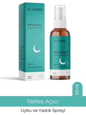 Sourbe Uyku ve Yastık Spreyi Okaliptus Nane Biberiye Sleep And Pıllow Spray Doğal 50 ml