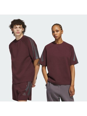 Adidas Performance JD6140 Adidas Basketball Short Sleeve Sweatshirt (Gender Neutral)