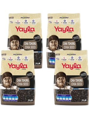 Yayla Gurme Chia Tohumu 500 gr x4 Yüksek Protein Kaynağı Vegan Ürün 2 kg İthal Arjantin