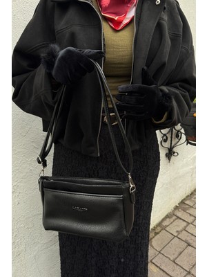 La'Graccio Paris La\'graccio Paris Kadın Samira Soft Deri 3 Bölmeli Çanta