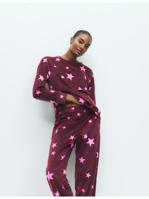 Marks & Spencer Polar Baskılı Pijama Takımı