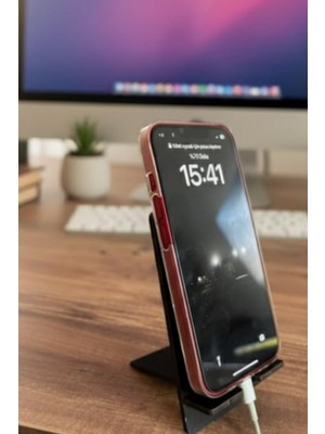 Wiforte Ahşap Masaüstü Telefon & Tablet Tutucu – Kaymaz Sabitleyici Stand Aparat