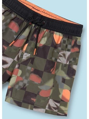 Mayoral Erkek Çocuk Yeşil Baskılı Şort Mayo 06674