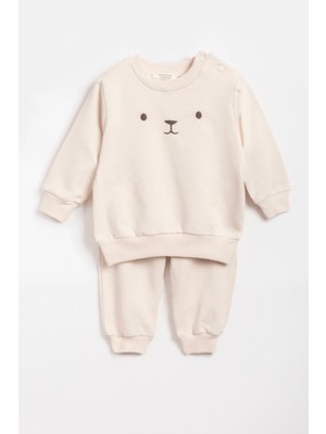 Vauva Ikili Takım Kız Erkek Bebek Çocuk Nakışlı Ikili Mevsimlik Takım