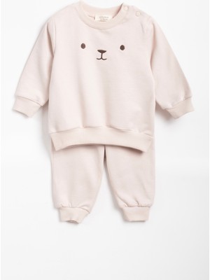 Vauva Ikili Takım Kız Erkek Bebek Çocuk Nakışlı Ikili Mevsimlik Takım