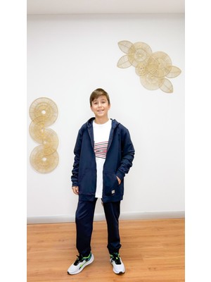 Divinus Erkek Çocuk Kapşonlu Kangru Cepli Eşofman Takım