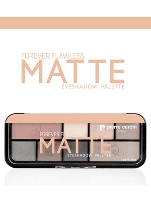Pierre Cardin Forever Flawless Matte Eyeshadow Palette - Far Paleti (8'li)