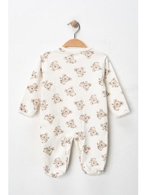 Kanguru Koala Desenli Patikli 3lü Tulum Set 3-6-9 Ay