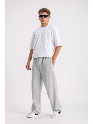 Vladivosto Paçası Stoperli Bol Kalıp Salaş Rahat Overisize Baggy Normal Bel Büyük Beden Eşofman Altı