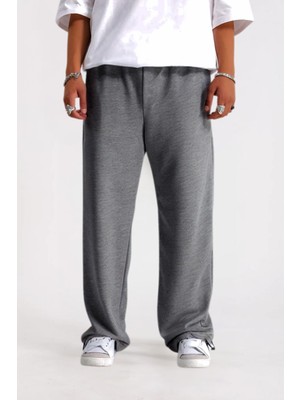 Vladivosto Paçası Stoperli Bol Kalıp Salaş Rahat Overisize Baggy Normal Bel Büyük Beden Eşofman Altı