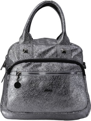 Hobby Ayakkabı Hobby 267445 Baskılı Deri Kadın El Çanta