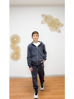 Divinus Erkek Çocuk Kapşonlu Kangru Cepli Eşofman Takım