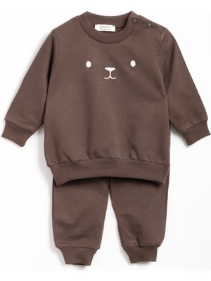 Vauva Ikili Takım Kız Erkek Bebek Çocuk Nakışlı Ikili Mevsimlik Takım