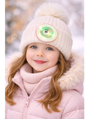 Gigi Giyim Işık Detaylı Unisex Çocuk Bere