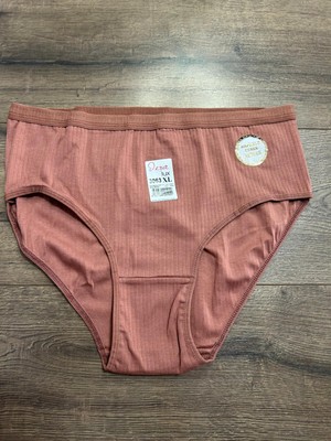 Biricik İç Giyim Gün Boyu Nefes Alan Konfor Xl Beden Renkli Pamuklu Fitilli Yüksek Bel Külot, Kadın Külot, Kadın Iç Giyim 1 Adet