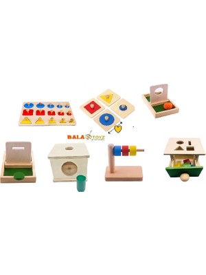 Balatoyz Montessori 0-3 Yaş Toddler Anne Paketi ( 0-3 Yaş Evde Çocuk Eğitimi Montessori Materyalleri