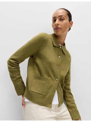 Marks & Spencer Air Yarn Polo Yaka Düğmeli Hırka