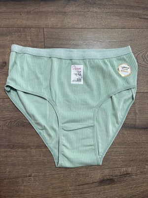 Biricik İç Giyim Gün Boyu Nefes Alan Konfor Xl Beden Renkli Pamuklu Fitilli Yüksek Bel Külot, Kadın Külot, Kadın Iç Giyim 1 Adet