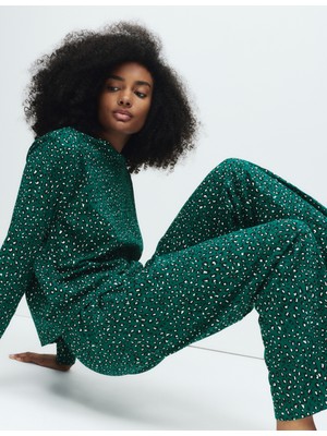 Marks & Spencer %100 Pamuklu Baskılı Pijama Takımı