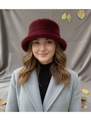 IRONMOON Yumuşak Peluş Dokulu Kova Bucket Şapka