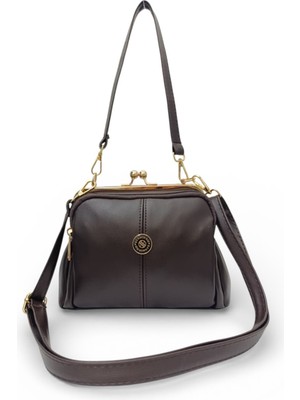 Sanmorris Kadın Burslu 4 Bölmeli Ayarl Çapraz Askılı Yumuşak Suni Deri Omuz ve Çapraz Çanta 1439