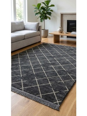 Etka Home Liva Antrasit Şönil Dokuma Halı