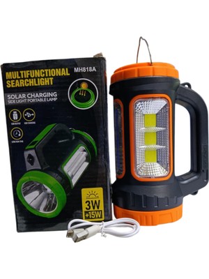 Gold Kama GK-6565 Kamp Lambası | 3+15W – Solar Panelli – Powerbank Özellikli | Ev & Kamp Kullanımı