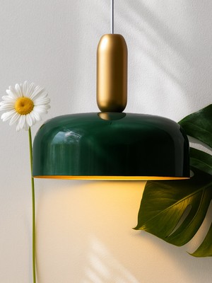 Noonlux Design & Lighting Finnmark Nefti Yeşil Avize Sarkıt Aydınlatma Oturma Odası Antre Mutfak Yemek Masası