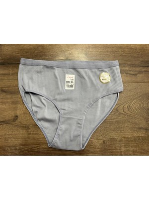 Biricik İç Giyim Gün Boyu Nefes Alan Konfor Xl Beden Renkli Pamuklu Fitilli Yüksek Bel Külot, Kadın Külot, Kadın Iç Giyim 1 Adet