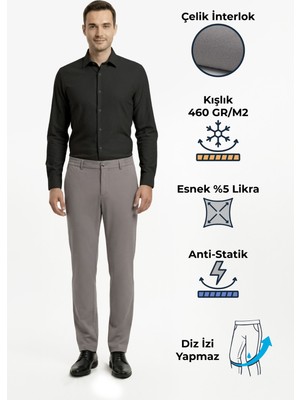 goffra Erkek North Esnek Relaxed Beli Lastikli Jogger Pantolon Açık Kahverengi M702-R0311-02