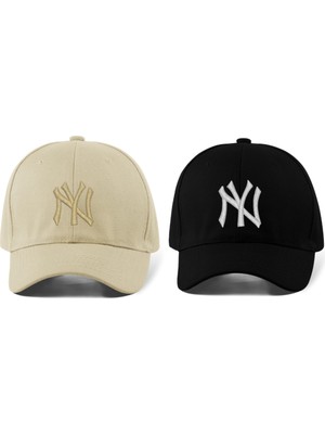 Quatex Ny New York 2'li Set Şapka Unisex