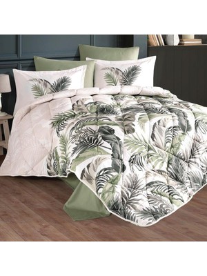 Pazarcan Çift Kişilik Ranforce Uyku Seti Hena V2 Yeşil