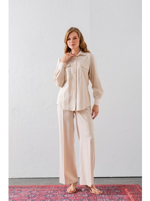 Vuntal Keten Karışım Kadın Ikili Takım