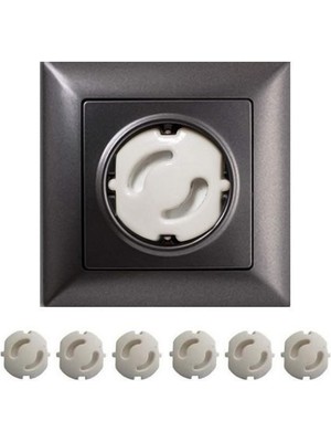Lowell Home Buffer® Bebek Çocuk Priz Koruma Kapağı (6 Adet) Çocuk Güvenliği, Priz Muhafazası, Priz Kapat