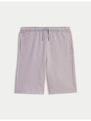 Marks & Spencer Pamuk Karışımlı Elastik Bel Şort (6–16 Yaş)​