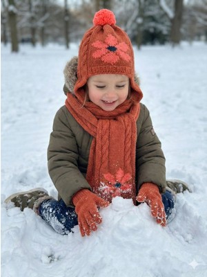 Şapkacımadam Çocuk Atkı Bere Eldiven