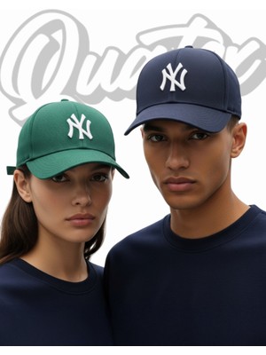 Quatex Ny New York Unisex 2'li Set Nakışlı Şapkalar