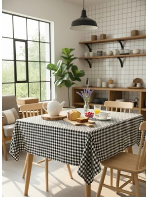 170X170 cm Pötikare Kareli Sofra Bezi | Masa Örtüsü, Piknik Örtüsü, Çok Amaçlı Şık ve Dayanıklı Örtü