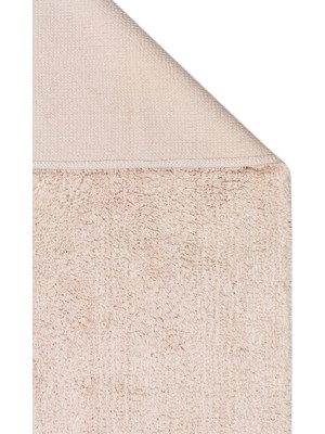 Akbel Halı Cotton Boon CBN Plain Bej -Yıkanabilir Kaymaz Naturel Pamuk Bebek Halısı