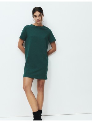 Marks & Spencer Saf Pamuklu Yıldız Baskılı Gecelik