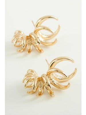 SHC4200 Xuping Makarna Lüks Çelik Küpe