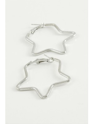 SHC4200 Yıldız Halka Küpe 4 cm