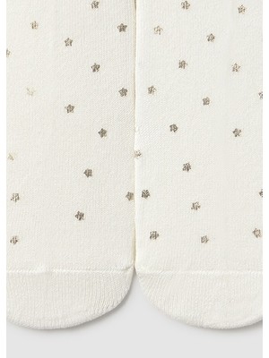 Mayoral Krem Bebek Külotlu Çorap 10005