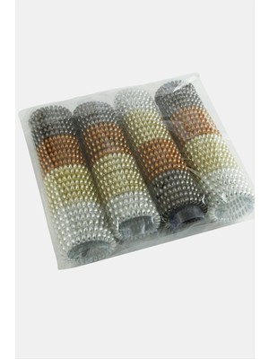 SHC4200 100 Adet Renkli Makarna Lastik Toka